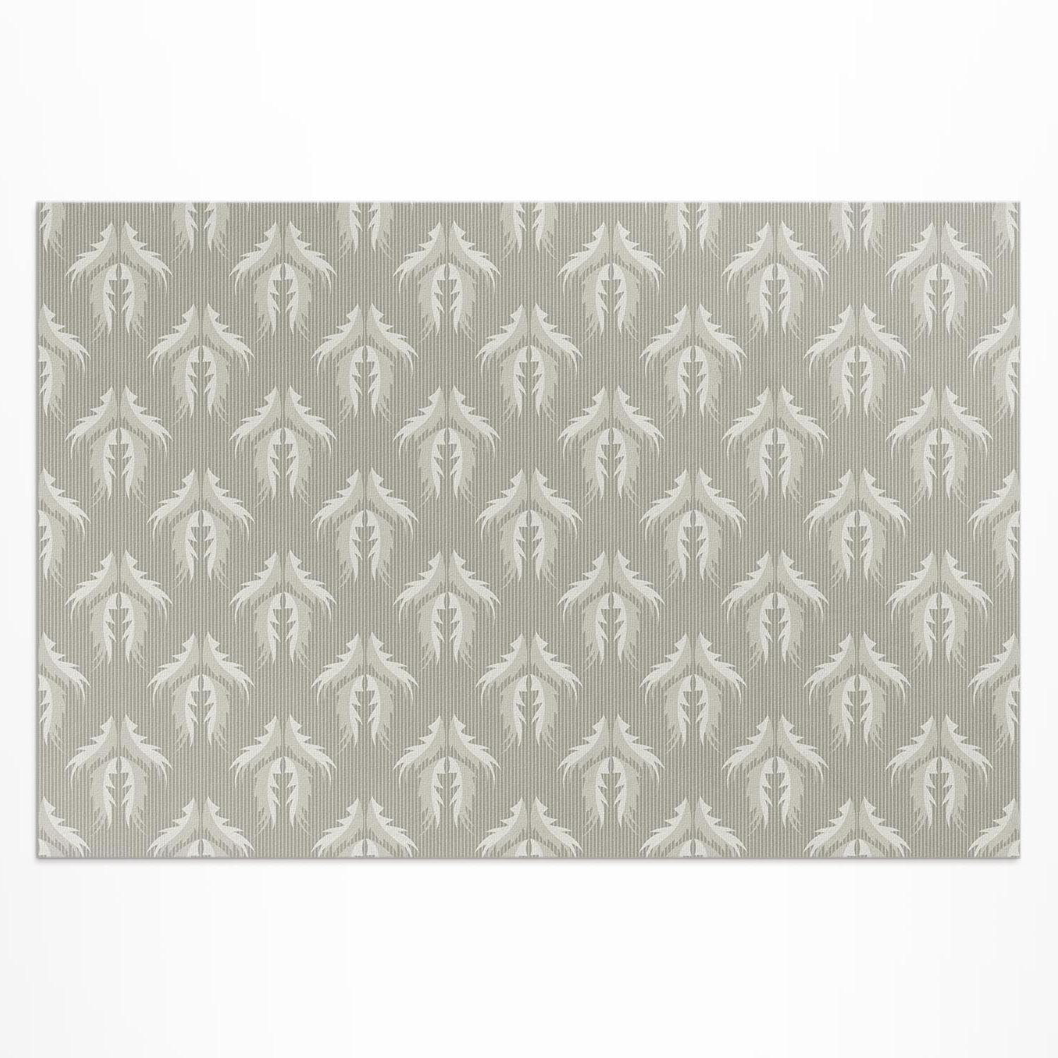 Tapis sol vinyle 150x225 extérieur imperméable balcon terrasse jardin ornement végétal PVC