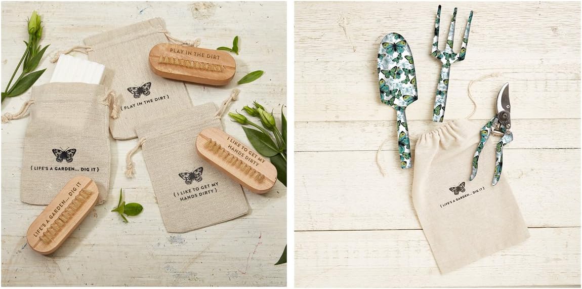 Twos Company Gardeners tool set and Hand Care Kit set