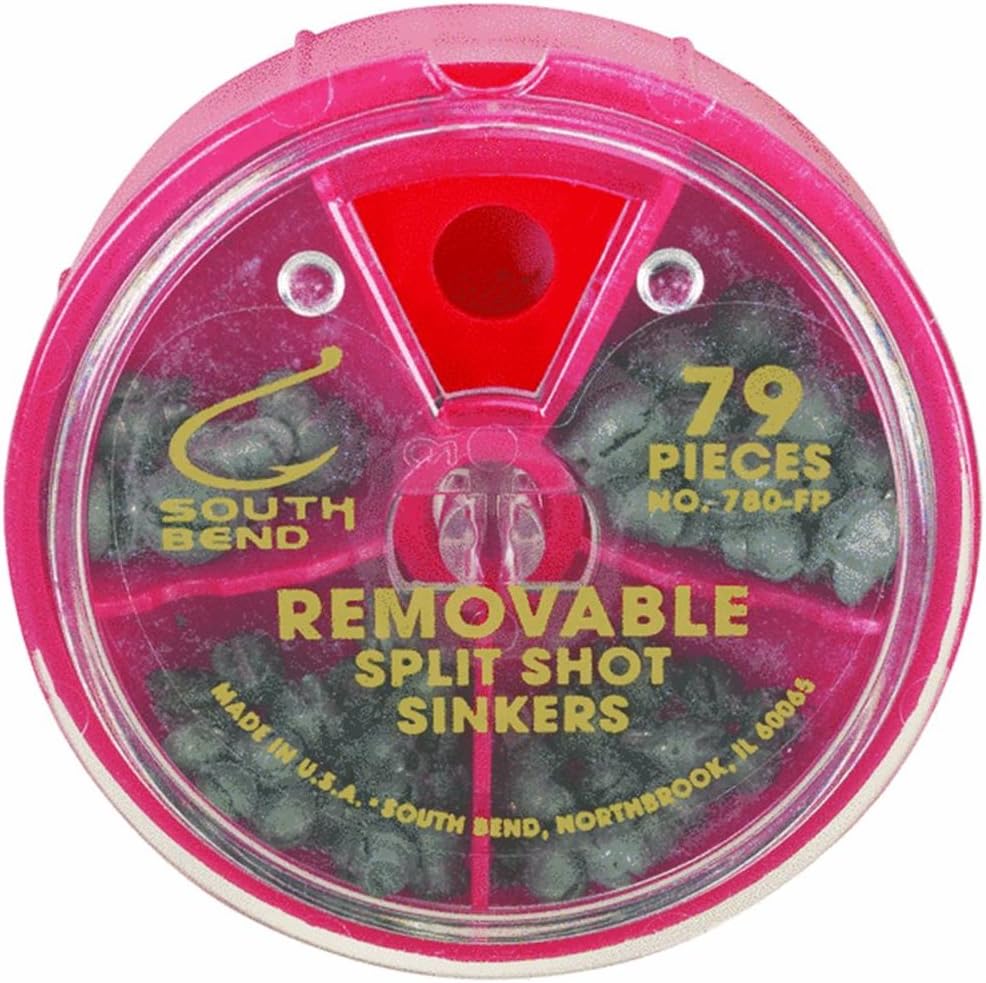 Dolphin 79 Pc. Split Shot Sinker Assortment Dial-A-Box