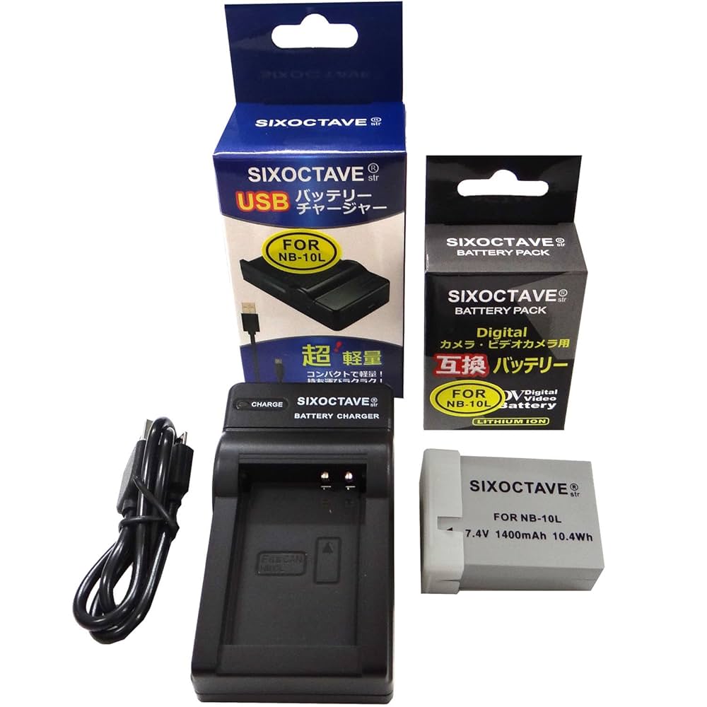 Amazon | str NB-10L 互換バッテリー [ 純正品と同じよう使用
