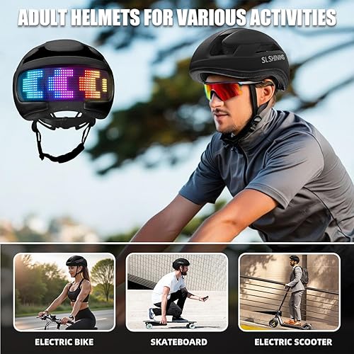 Miniatura 7 de Smart Bike Helmet with Light Bicycle Helmets for Adult Teens for Mountain & Road Cycling Electric Scooter Skateboard Skating