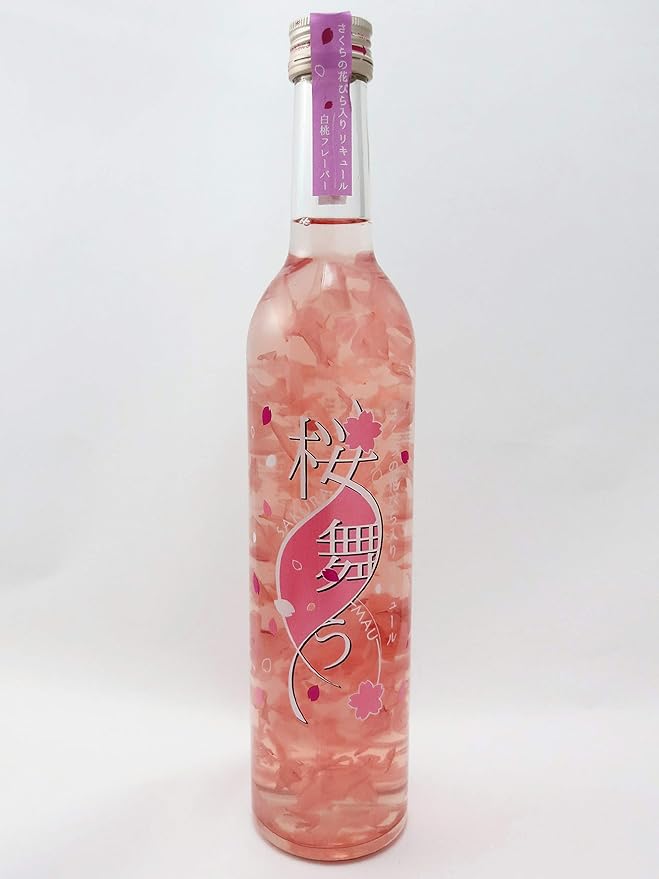 Amazon Co Jp 豊幸園 桜舞う 白桃フレーバーリキュール リキュール 498ml 食品 飲料 お酒