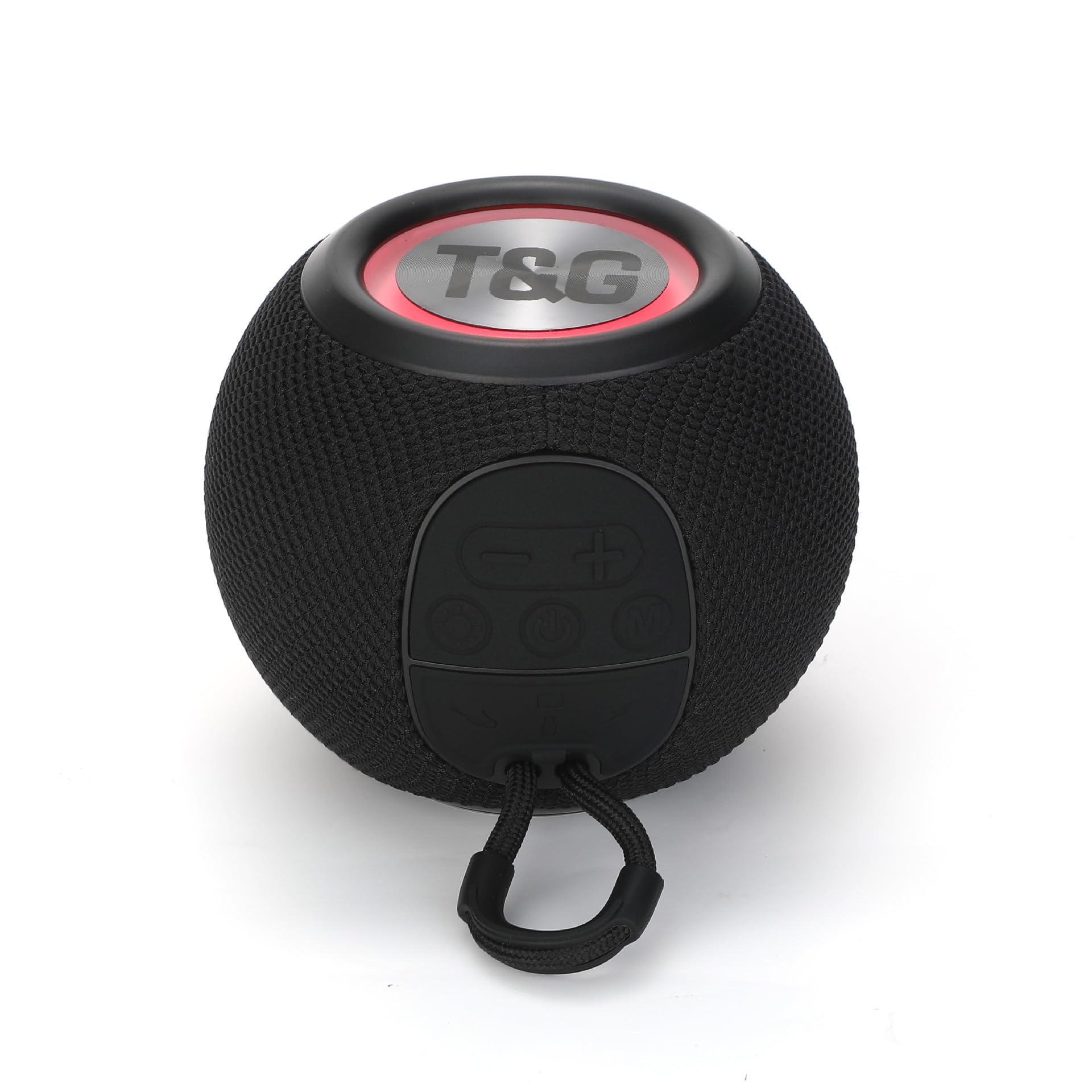 Maine Bluetooth Portable Speaker with LED Lights 10W subwoofer Factory Wholesale Sales Black 100PACK
