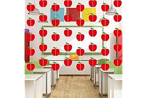 Whaline Apple Decorations: Apple Hanging Garland for Back-to-School Celebrations