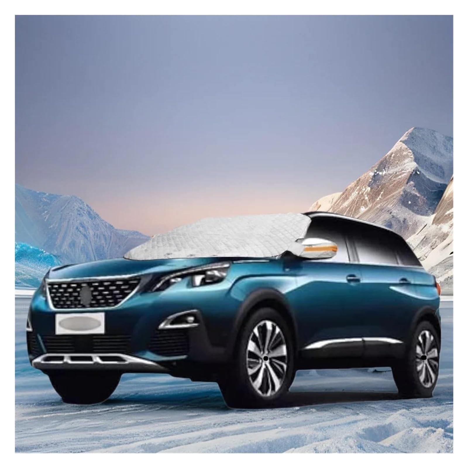 Couverture pare-brise protection intégrale Peugeot E-5008 bâche robuste - 5