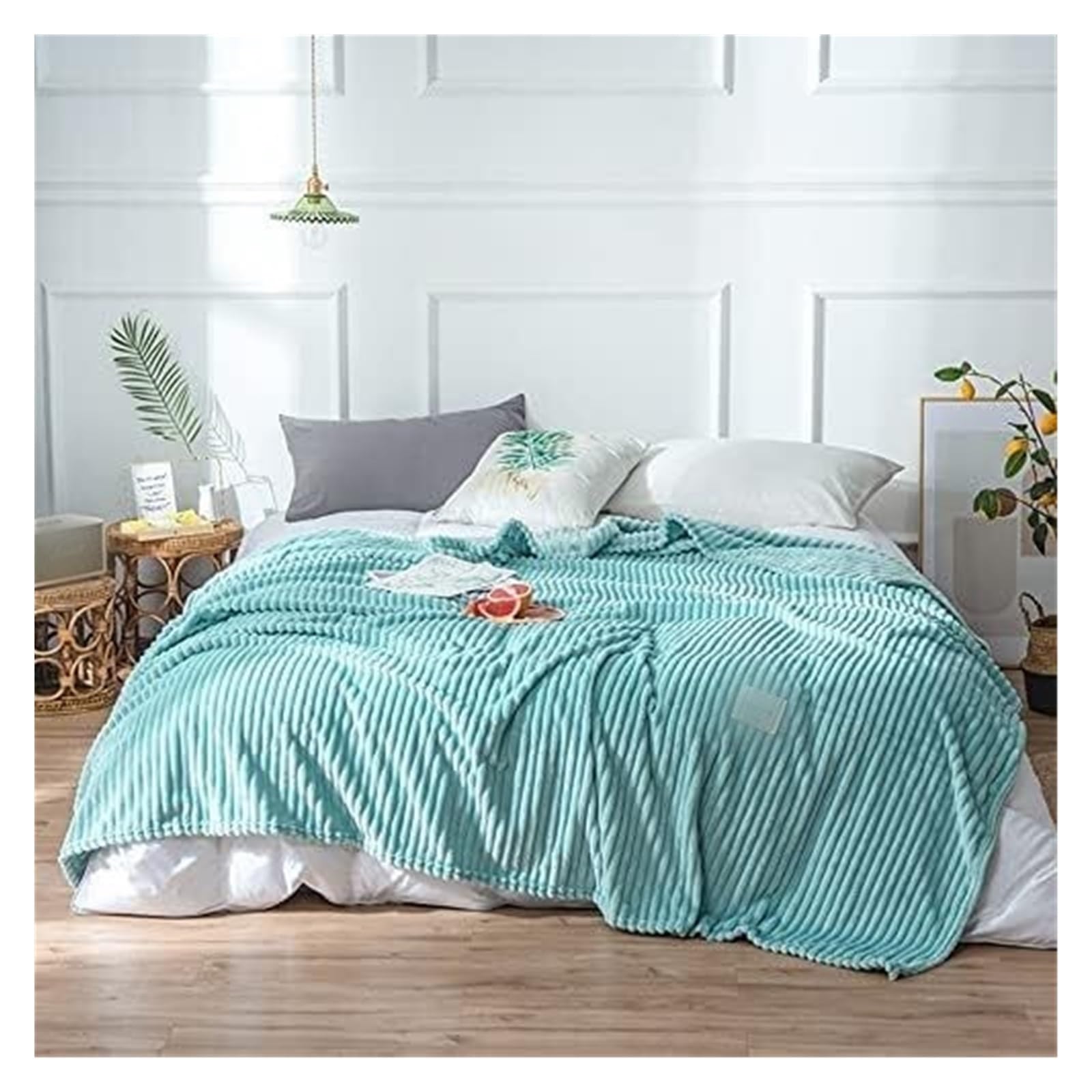 Dreamskull Coperta Extra Large In Pile Di Corallo – Morbida E Calda, 120x200 Cm, Lavabile In Lavatrice, Colore Verde - 3