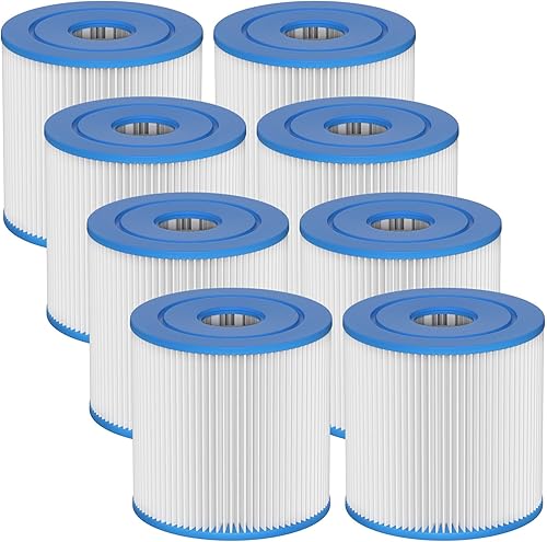 Miniatura 1 de Cartucho de filtro de piscina tipo I de repuesto 58093 compatible con bombas de filtro Summer Waves de 300330 galonesh, cartucho de filtro de