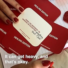WE\'RE NOT REALLY STRANGERS Healing Edition Card Game - 50 Introspective Conversation Cards for Self Love & Emotional Growth - for Singles, Couples, Adults, & Teens, Ages 18+, 1-2 Players
