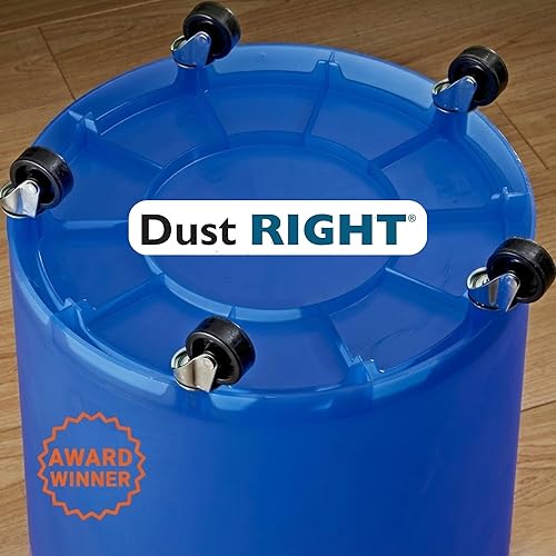 Miniatura 7 de Dust Right Separador de polvo + manguera Flex-Form de 36 pulgadas, colector de polvo ciclón que separa aserrín, astillas de madera, desechos y más,