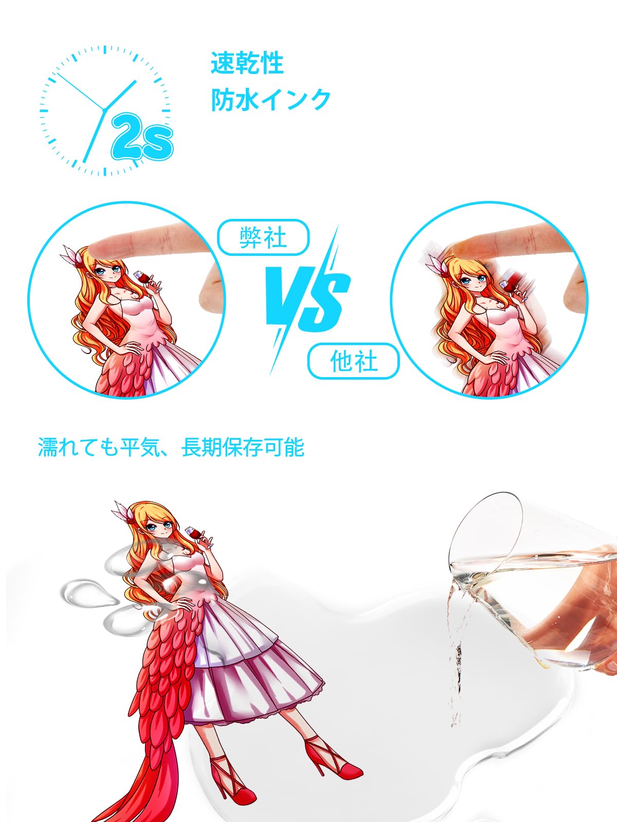 Amazon | TongFu イラストマーカー 80色マーカーペン 速乾 発色