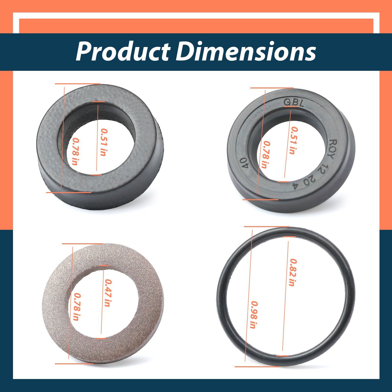 7105742 - Kit de sellado de bomba de limpieza de baja y alta presión, 12 piezas, repuesto para Simpson para AAA 530001 530002 530008 530009 530016 530028 530030 90036 90037