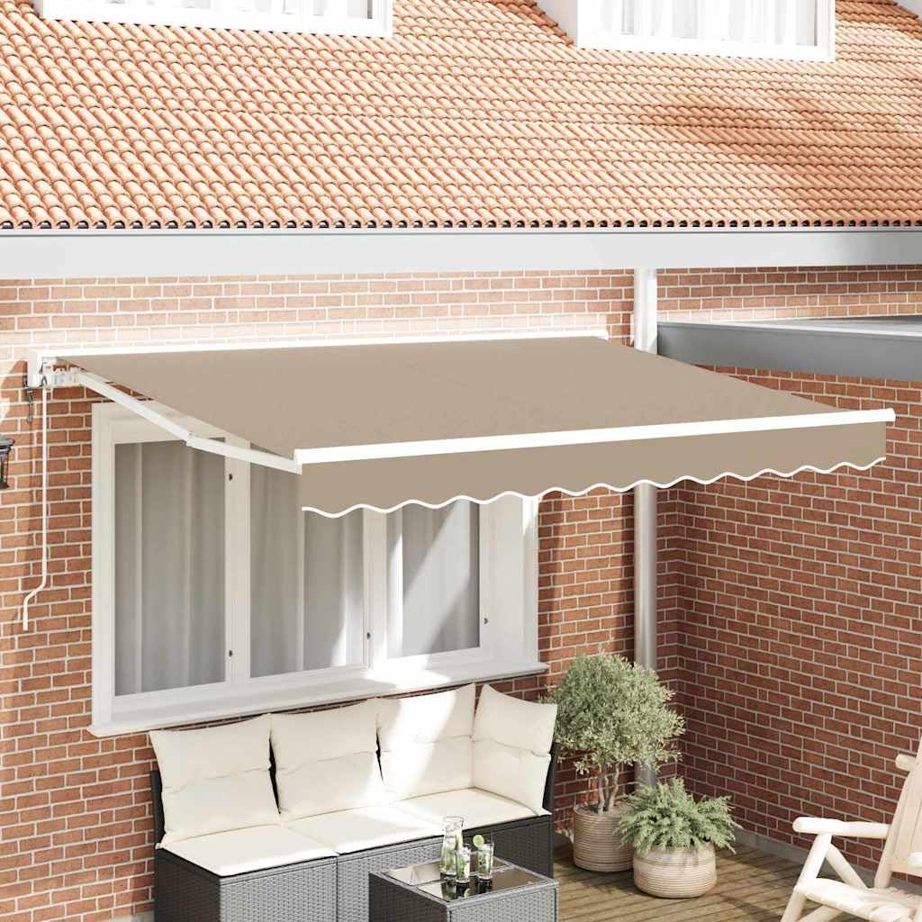 vidaXL Estructura del Toldo Beige 350 x 200 cm