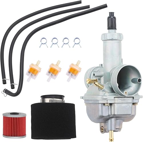 Bayou 220 Carburador para Kawasaki KLF 220 1988-2002, KLF250 Bayou 2003-2011, con filtro de aire Filtro de aceite Filtro de combustible