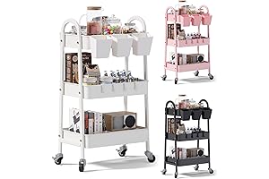 Baby Cart: 3-Tier Diaper Caddy Organizer for Nursery Organization