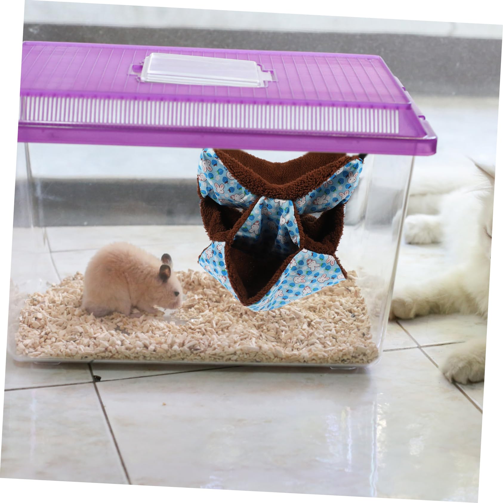 BESPORTBLE 4stücke Kleintier Hängematte Mehrschichtige Plüsch Schlafunterlage Für Hamster Ratten Und Chinchillas Atmungsaktives Sicheres Nest Für Zuhause Oder Tierhandlung