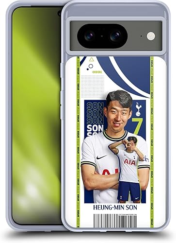 Miniatura 8 de Head Case Designs Officially Licensed Tottenham Hotspur F.C. Cristian Romero 202223 First Team Soft Gel Case Compatible with Google Pixel 8