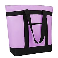 Vista 14 de CIVJET Bolsa de mano reutilizable aislada para compras de comestibles para mujeres/hombres, pizza/bolsa de entrega de alimentos para mantener