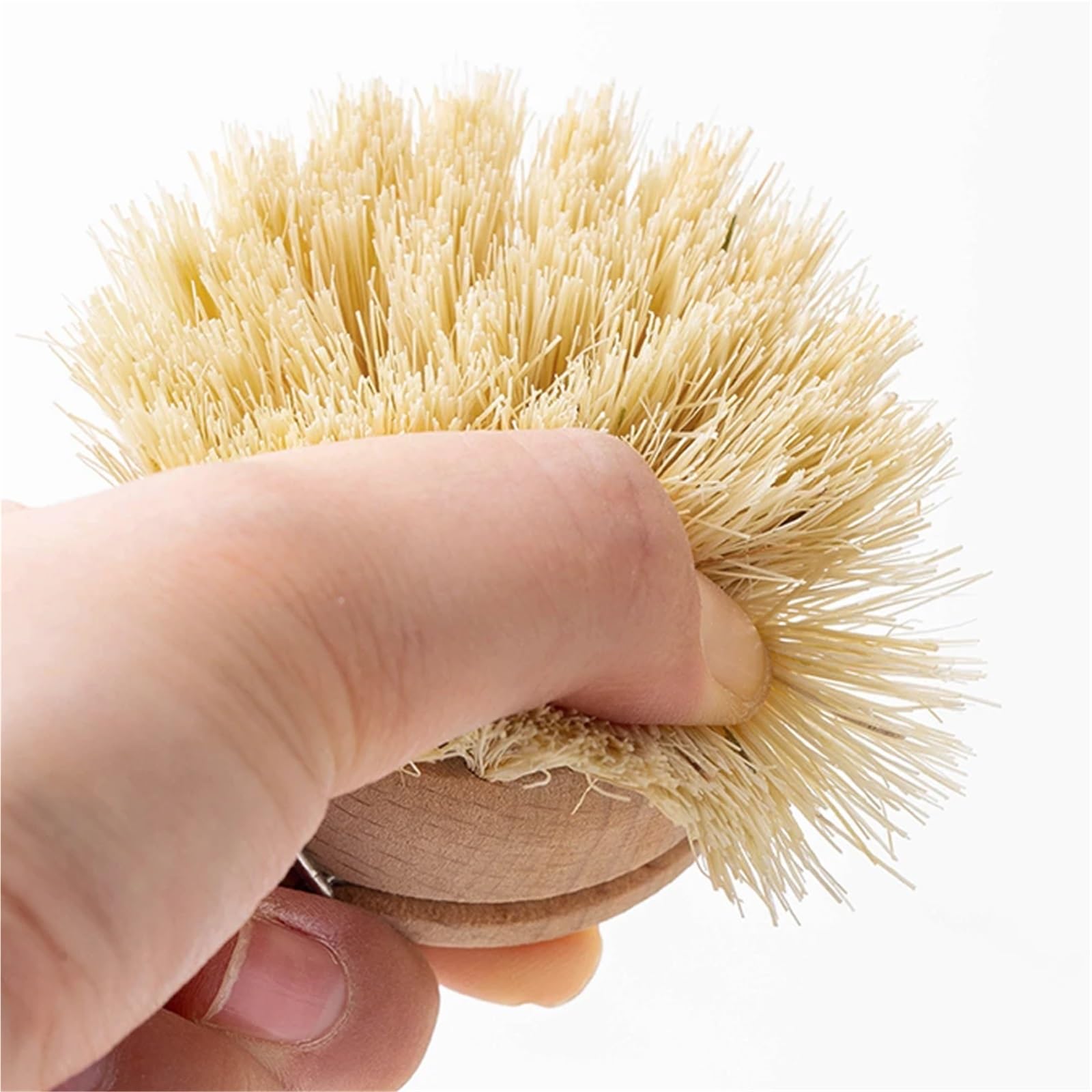 Juego de cepillos for Platos Cocina, Cepillo Madera con Mango Largo y 4 Cabezales Repuesto para Cocina