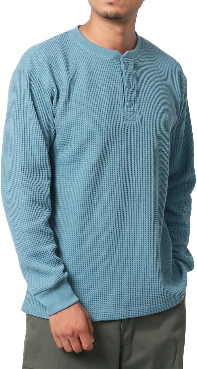[エムアールユー] Tシャツ メンズ 長袖 M - 6L 無地 ヘンリーネック ワッフル サーマル 素材 ロンT カットソー ワッフルサーマル CREW/HENLEY 7分袖＆半袖 Tシャツ / クルーネック＆ヘンリーネック使用禁止 MONO-MART│MONO-MART  [モノマート] 公式オンラインストア