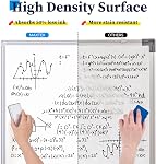 Mobile Whiteboard – 36 x 24 inches Portable Magnetic Dry Erase Board Stand Easel White Board Dry Erase Easel Standing Board with Flipchart Hooks (White)