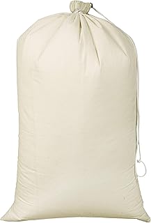 Cotton Laundry Bag With Drawstrings, Heavy Duty Laundry Bag,Cotton Laundry Bags,Easy To Carry,Washable Laundry Bag,Santa B...