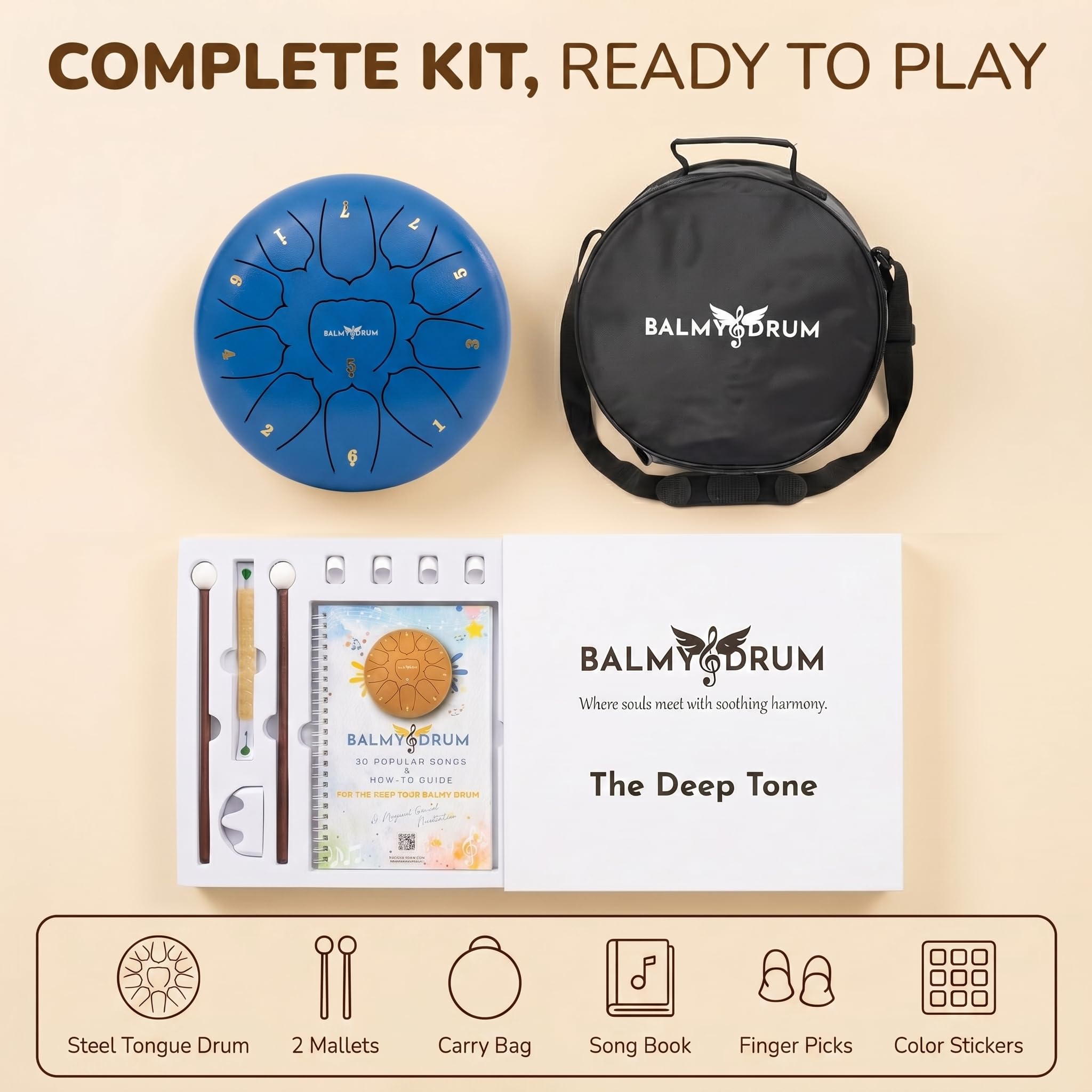 【値下げ】BALMYDRUM 11 Note 10インチ スチールドラム Amazon | The Balmy Drum - 11 Note 10インチ スチール舌ドラム