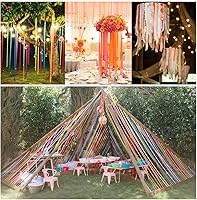 Vista 5 de Cinta de satén dorada de 3/4 pulgadas x 25 yardas, cinta de tela de color sólido para envolver regalos, manualidades, fabricación de lazos