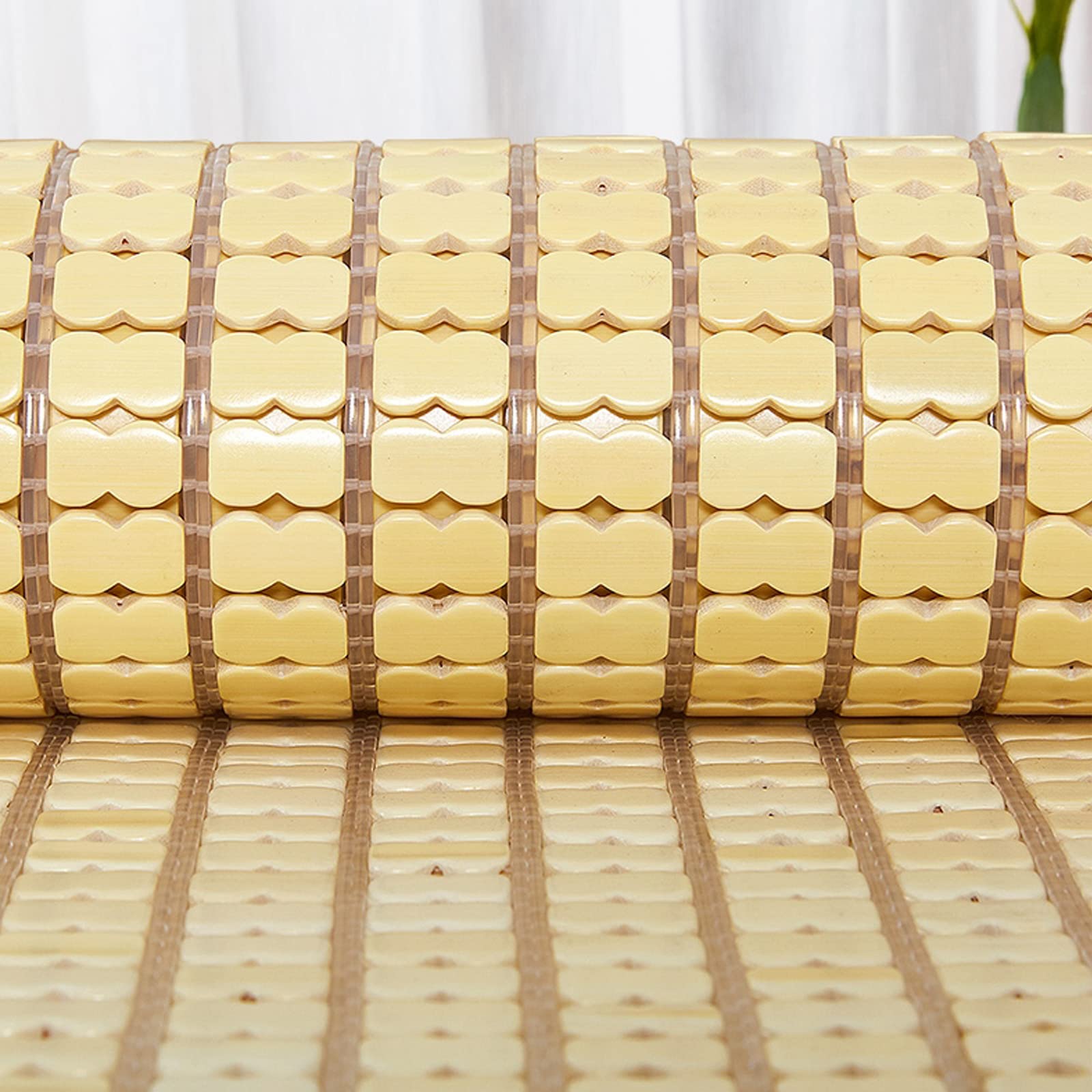 Materassino rinfrescante estivo in bambù, traspirante, liscio, pieghevole, per il massimo comfort, dimensioni 70 x 140 cm e 60 x 120 cm, ideale per chi dorme al caldo