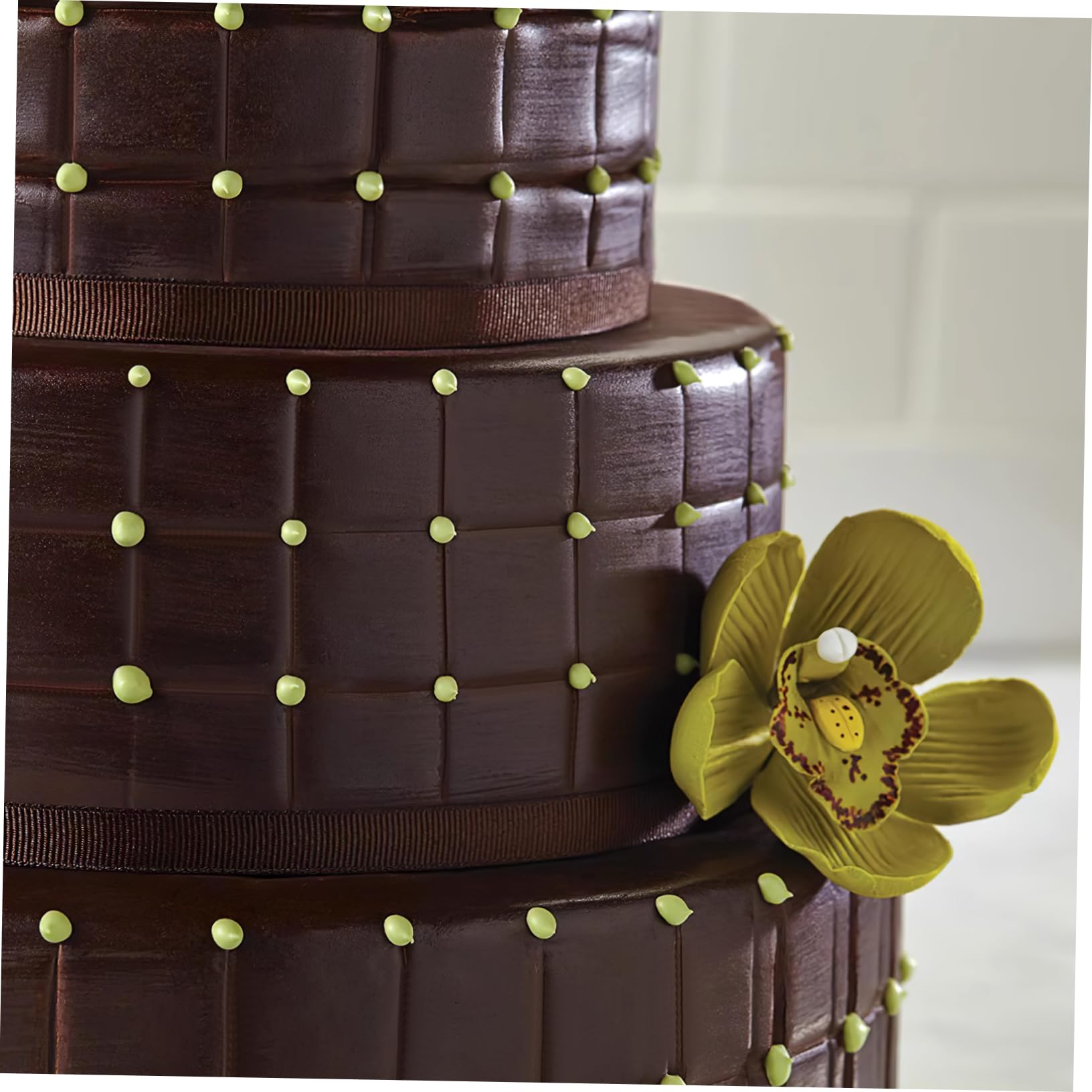 UPKOCH 4Pcs Fondant Impression Mat for Cake, Diamond Quilted Grid Texture Fondant Embosser, Transparent Plastic Fondant Mat, Fondant Tools for Cake Decorating - Image 8