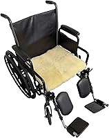 Vista 7 de Sofsheep - Fundas para reposabrazos de silla de ruedas de piel de oveja real, fundas para reposabrazos para sillas de ruedas, almohadillas