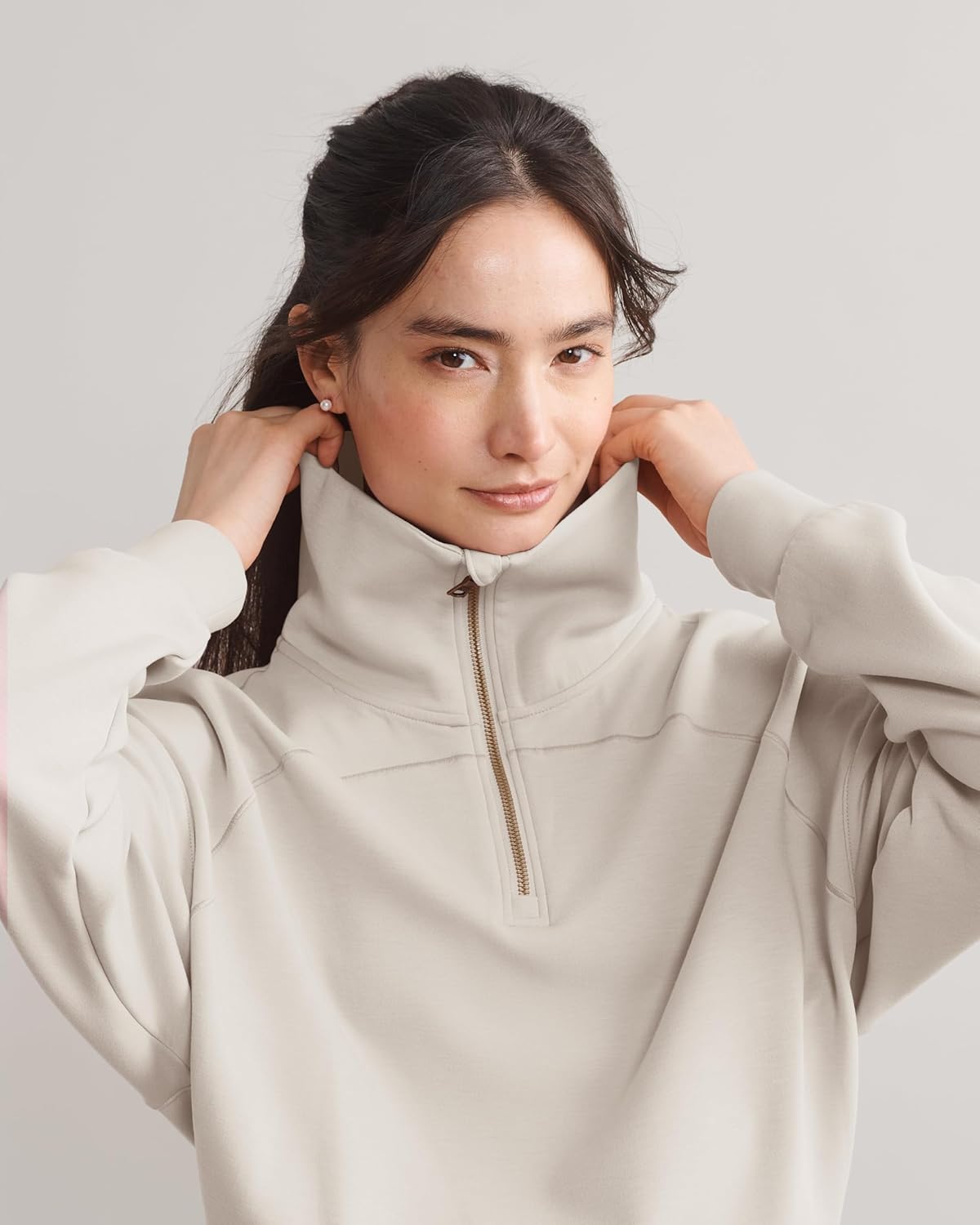 Rhone Women's DreamGlow™ 1/2 Zip - Image 3