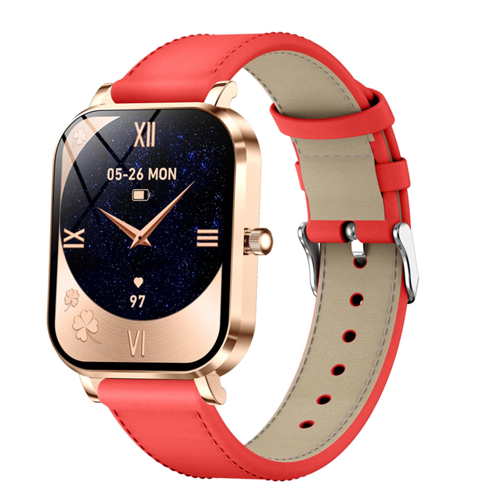 Domary Orologio Sportivo Intelligente da Donna con Corpo in Metallo e