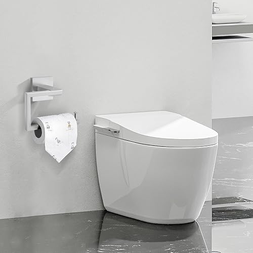 Miniatura 6 de YACVCL Toallero y soporte de papel higiénico dorado cepillado, juego de accesorios de baño, barra de anillo de toalla de mano de acero inoxidable,