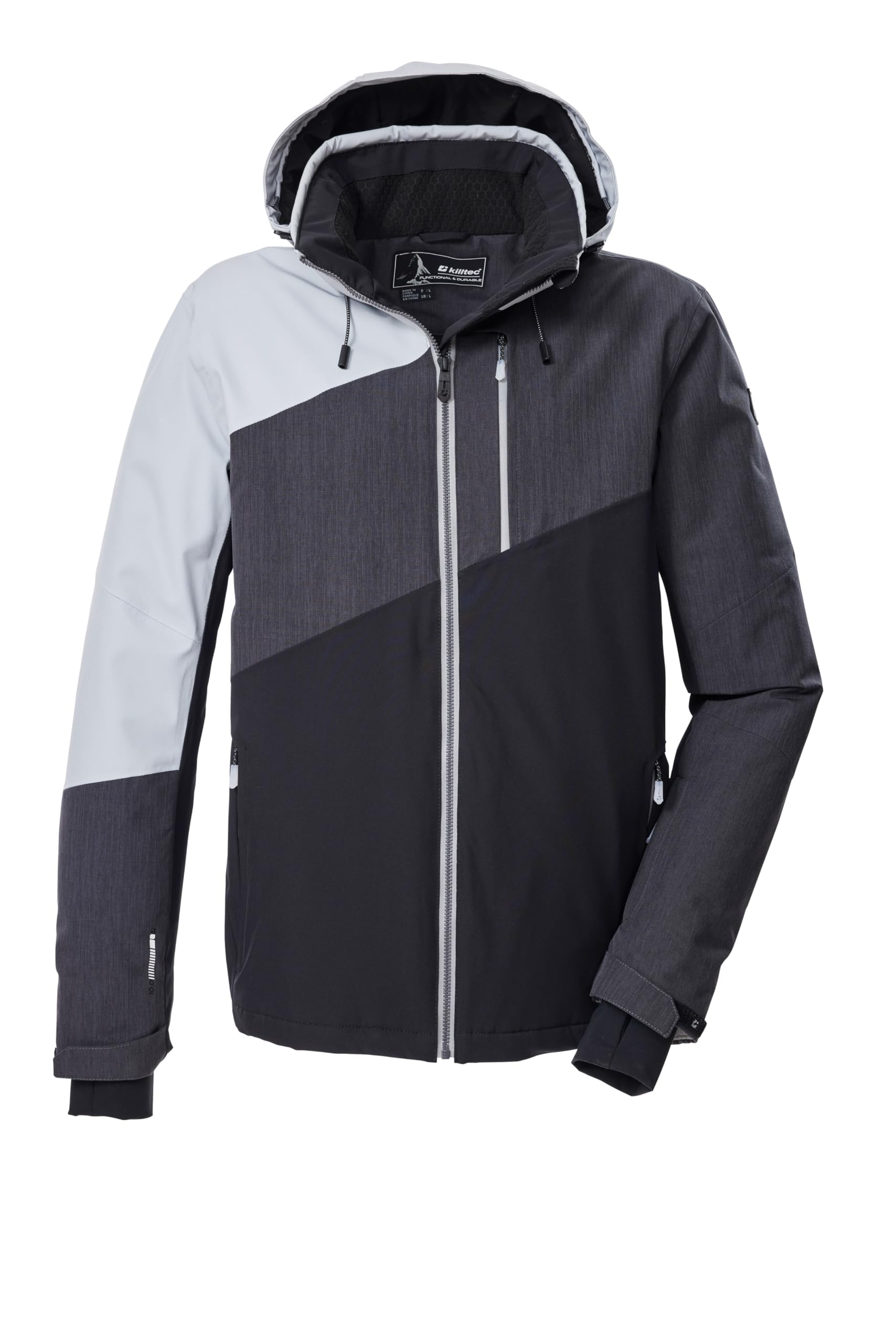 Killtec Ksw 102 Mn Ski Jckt Giacca da sci/giacca funzionale con cappuccio e paraneve con chiusura a cerniera Uomo