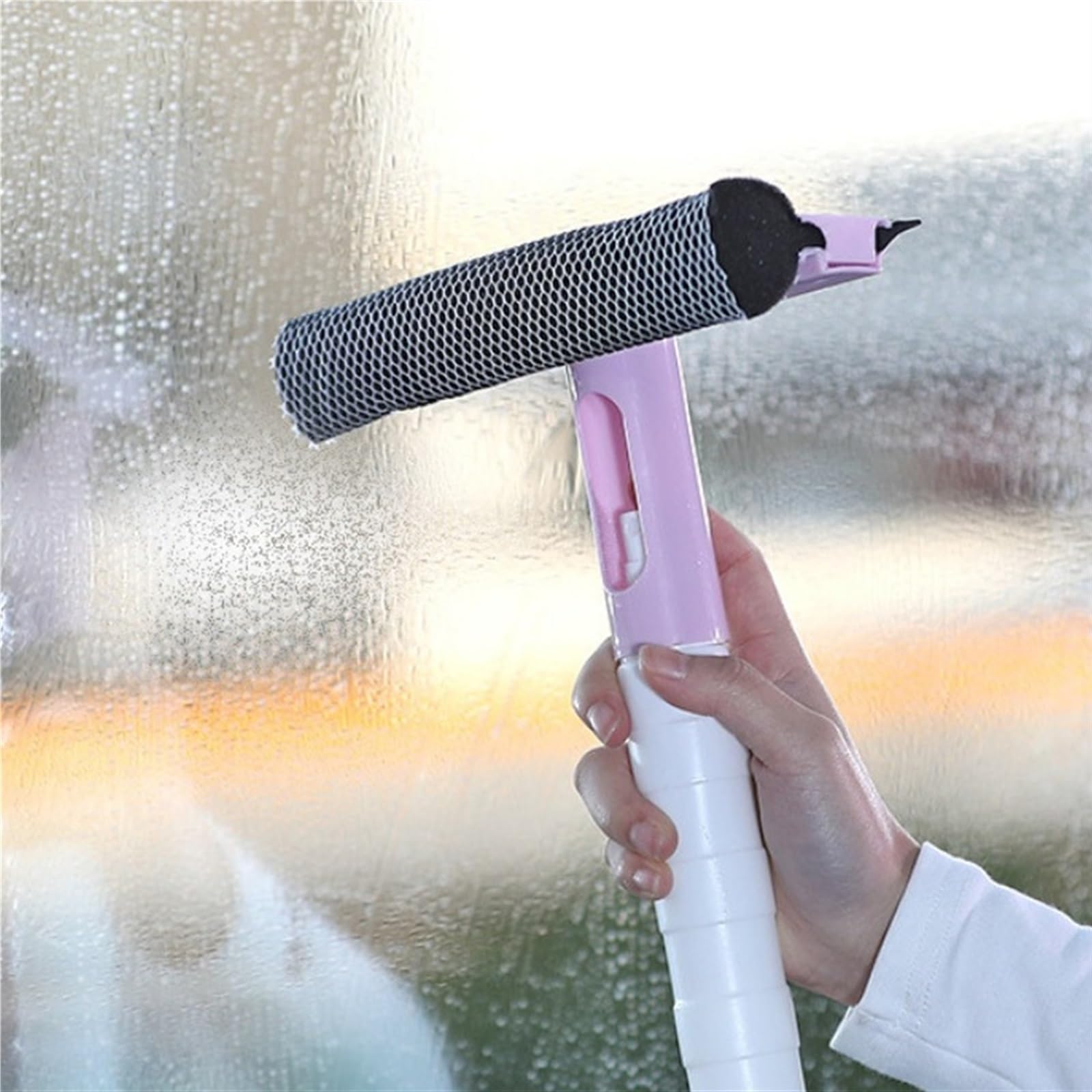 Rasquetas para Ducha, Escobilla de Goma for Parabrisas y Ventana Ducha, Color Rosa, Talla 1, se Adapta a Todos
