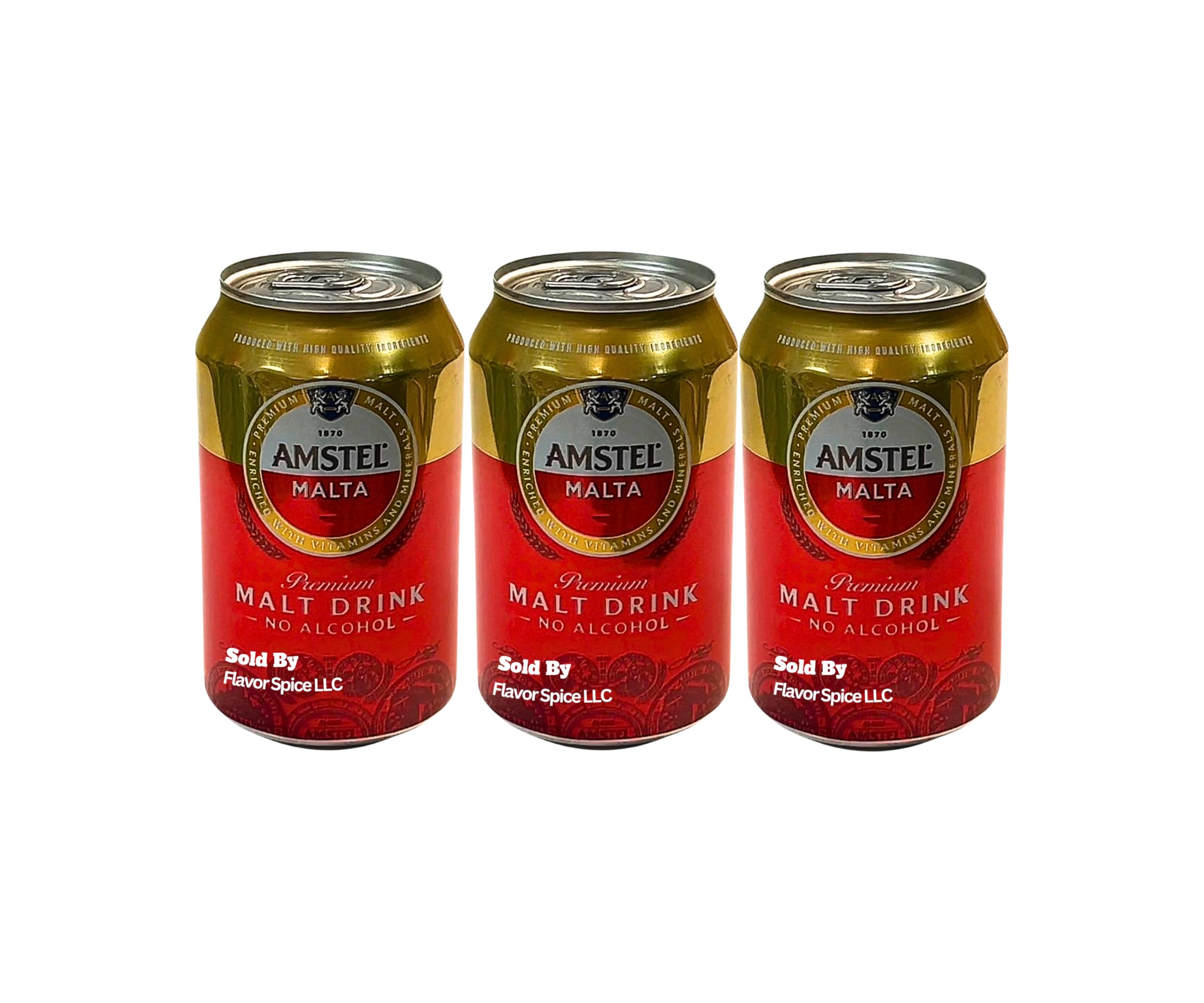 Amstel Malta, Non alcoholic drink (PACK OF 3 (2.1LB)