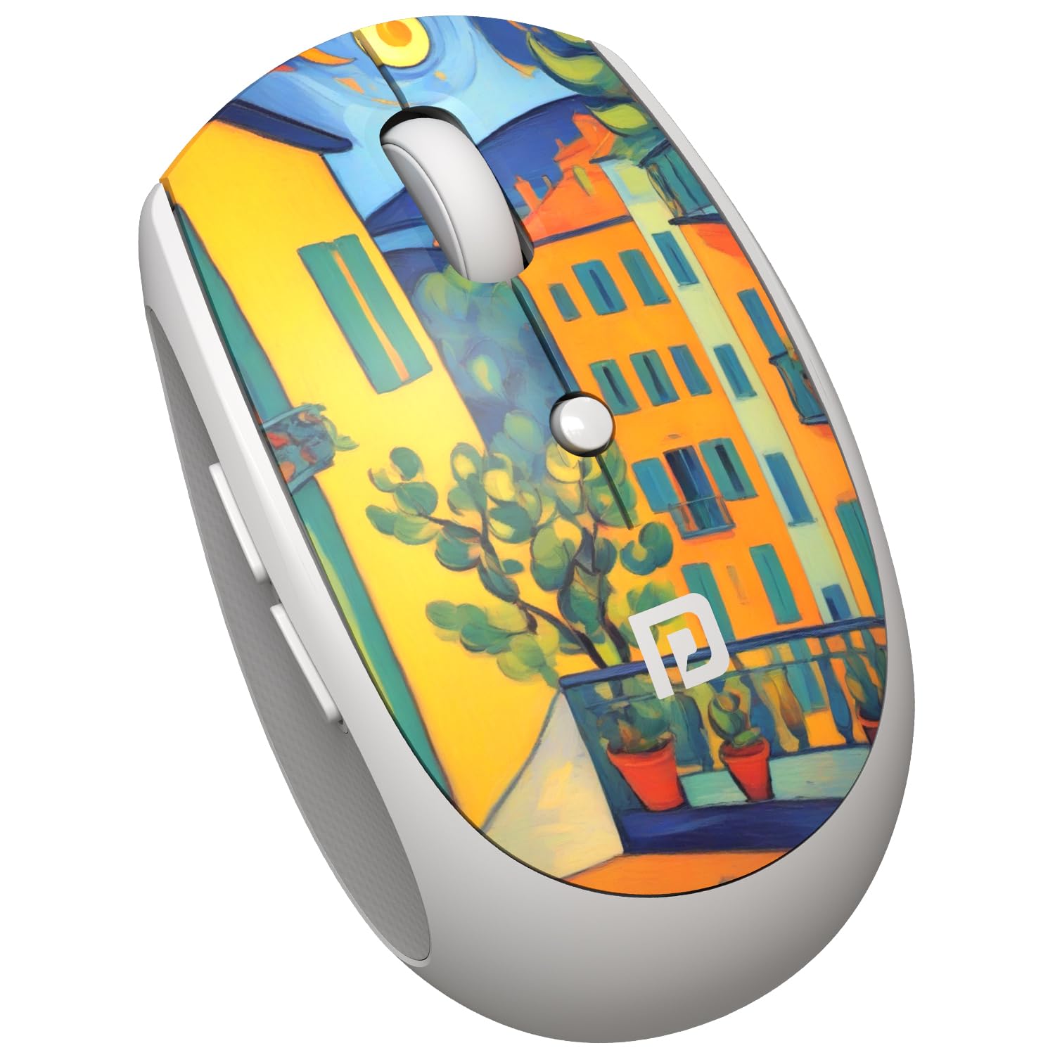 Portronics Toad III Plus Rechargeable Bluetooth Mouse with Bluetooth & 2.4 GHz Wireless Connectivity, Stylish Illustrated Design, 6 Buttons, Soft Silicone Grip for Laptop, PC, Mac (White)-picture-34