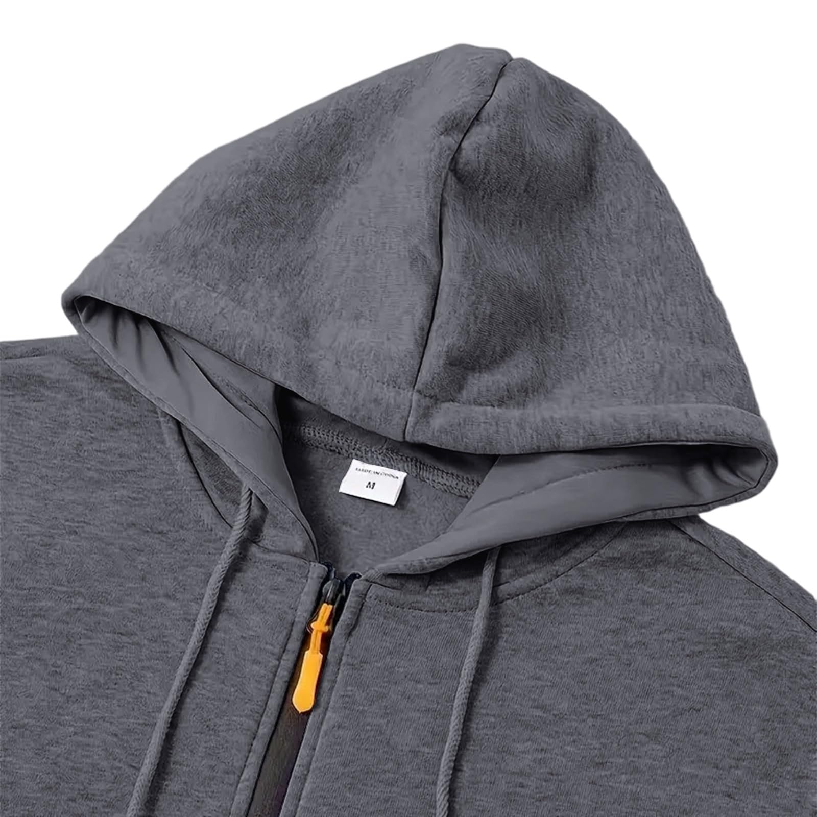 Herren Jogginganzug Trainingsanzug Sportanzug Sweatjacke und Jogginghose Set 2 Teiler Tracksuit Jogging Anzug Set Sport Kleidung Männer Laufanzug Sport Anzug Activewear Casual Hausanzug