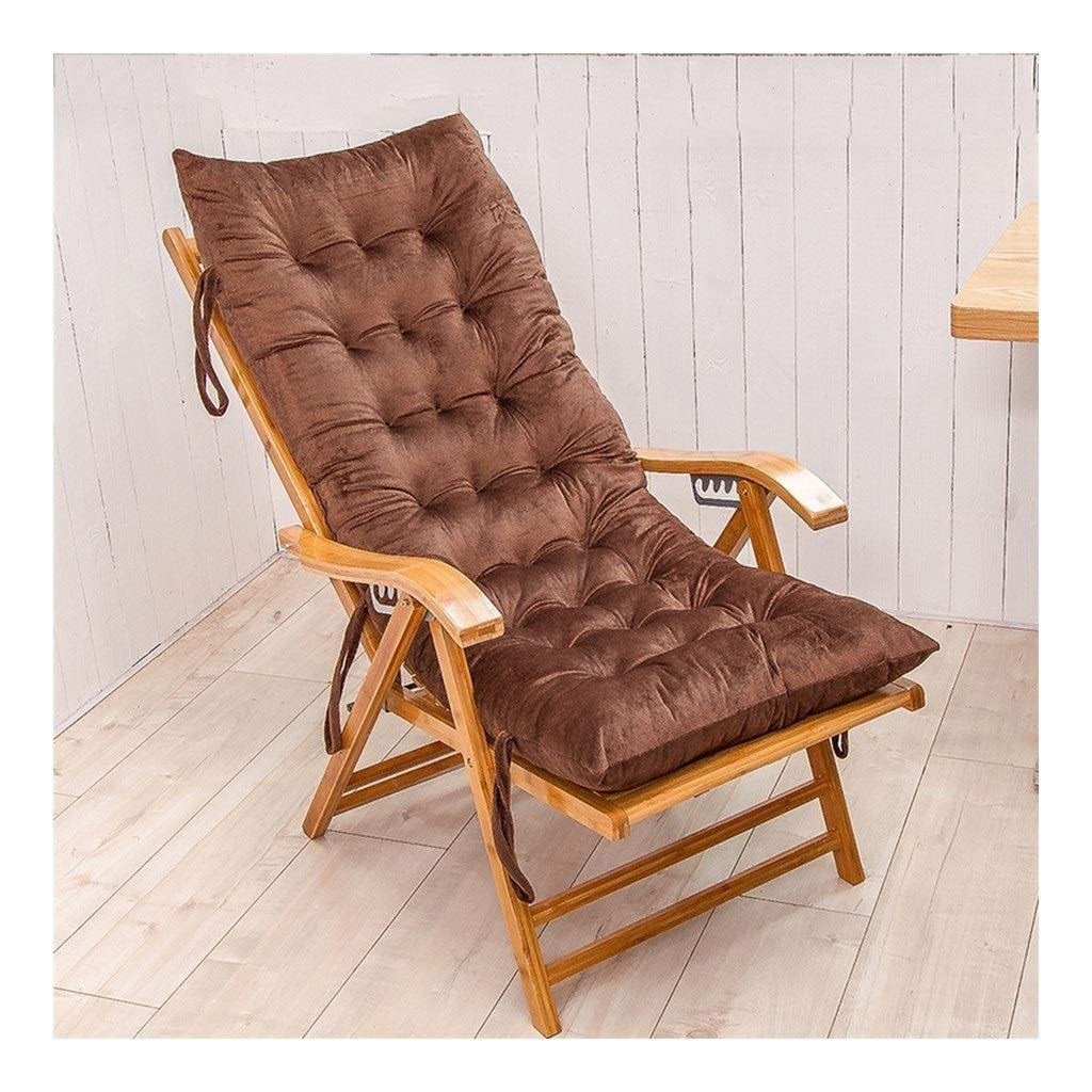 Casual and comfortable Sofa Cushions Sun Lounger Cushion，Thickening  Lengthened Long Chair Cushion Rocking Chair Cushion Folding Chair Bench  Cushion