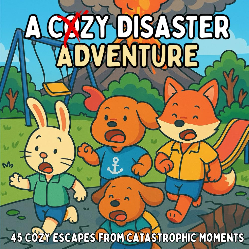 A Cozy Disaster Adventure: Ultimate Chaos Collection – A Funny Adult Coloring Book with 45 Pages of Mayhem, Epidemics & Animal Escapes + 5 Epic Bonus Scenes!