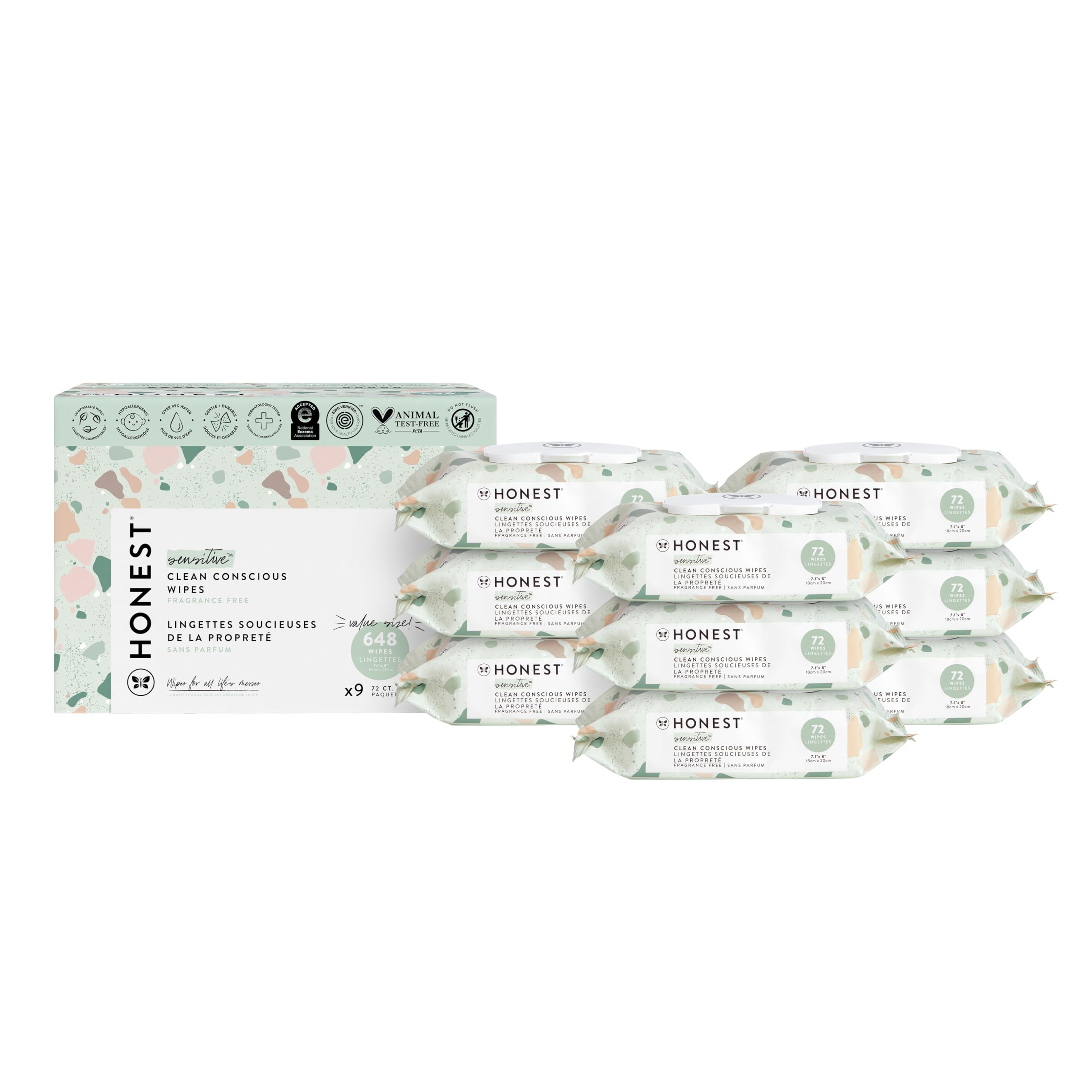 The Honest Company Clean Conscious Wipes 99 Water