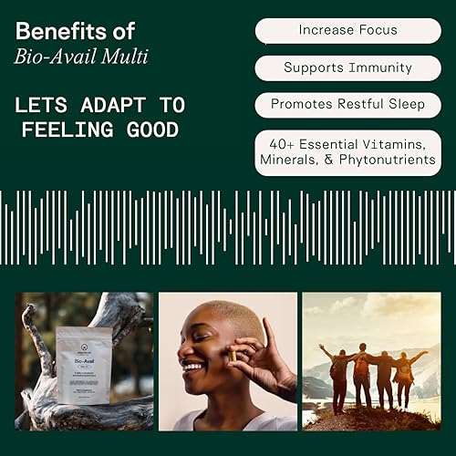 Miniatura 7 de Adapt Naturals - Paquete de salud intestinal e inmune - Biome Protect 4 en 1 prebióticos, probióticos, suplemento postbiótico y multivitamínico