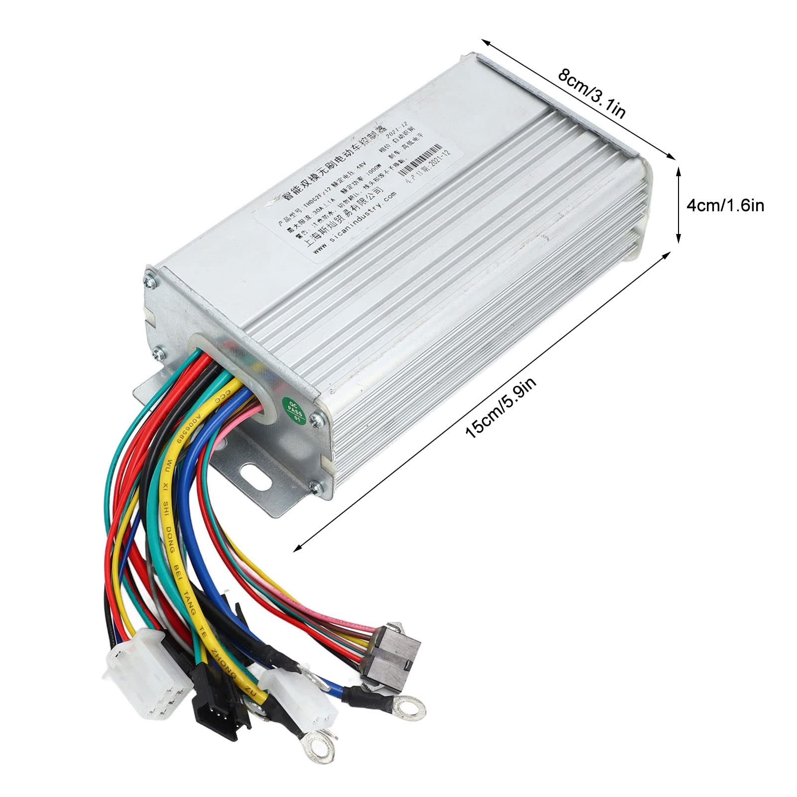 Contrôleur de vélo électrique sans balais avec écran LCD, accessoires de vélo électrique, pièces de scooter, 36V, 48V, 750W, 500W, 25A, 35A  18