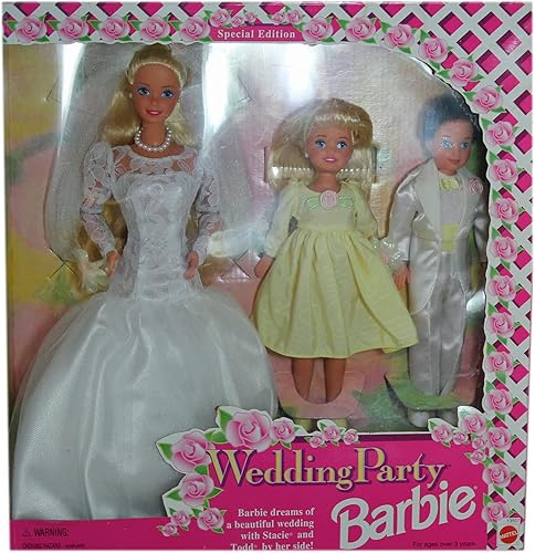 Barbie bodas y fiestas Giftset Special Edition W Stacie  Todd muñecas 1994
