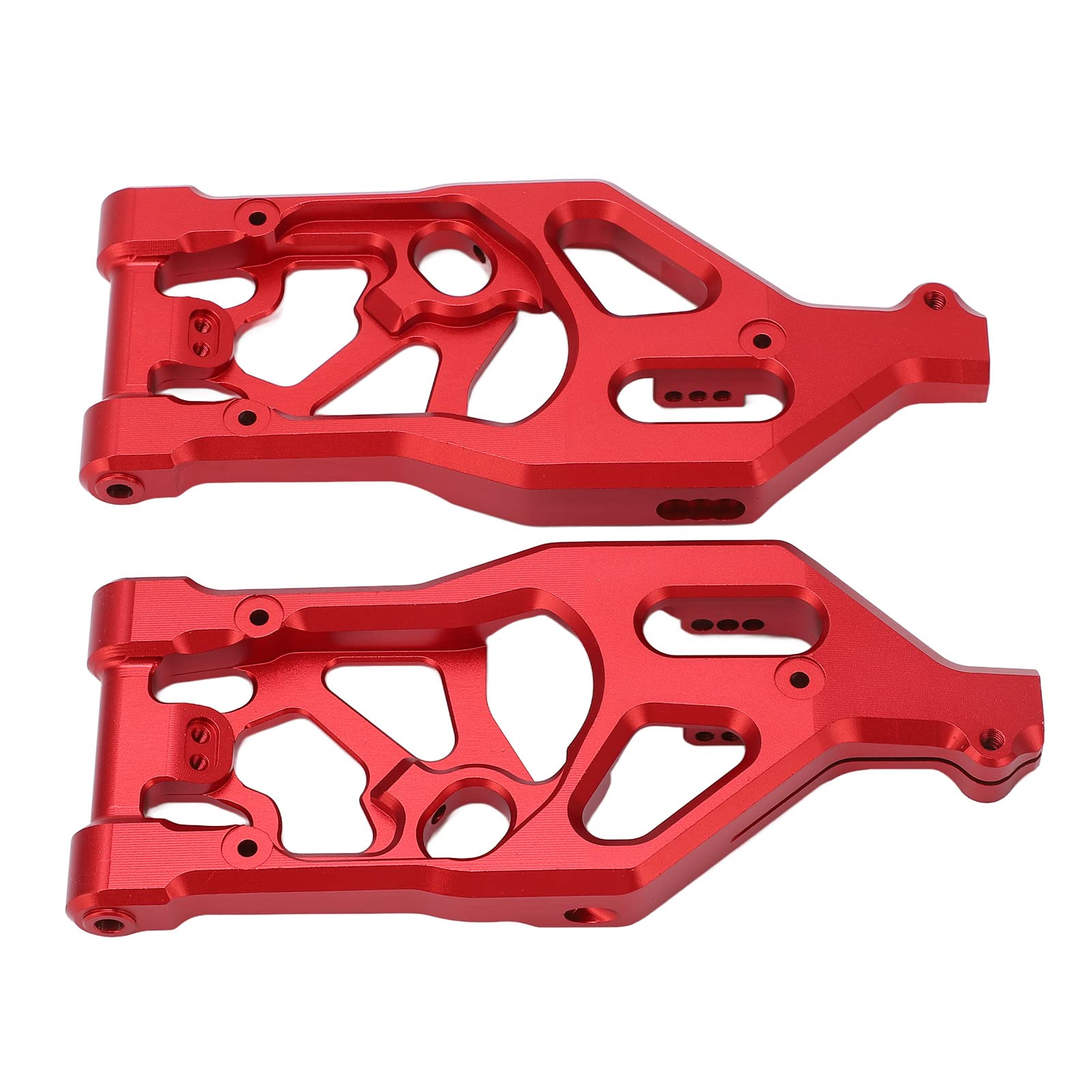 Przednie Wahacze ze Stopu Aluminium RC, Trwałe Wahacze, Poprawa Wydajności dla 1/5, Lekka Konstrukcja, 2 Jednostki (Czerwony)
