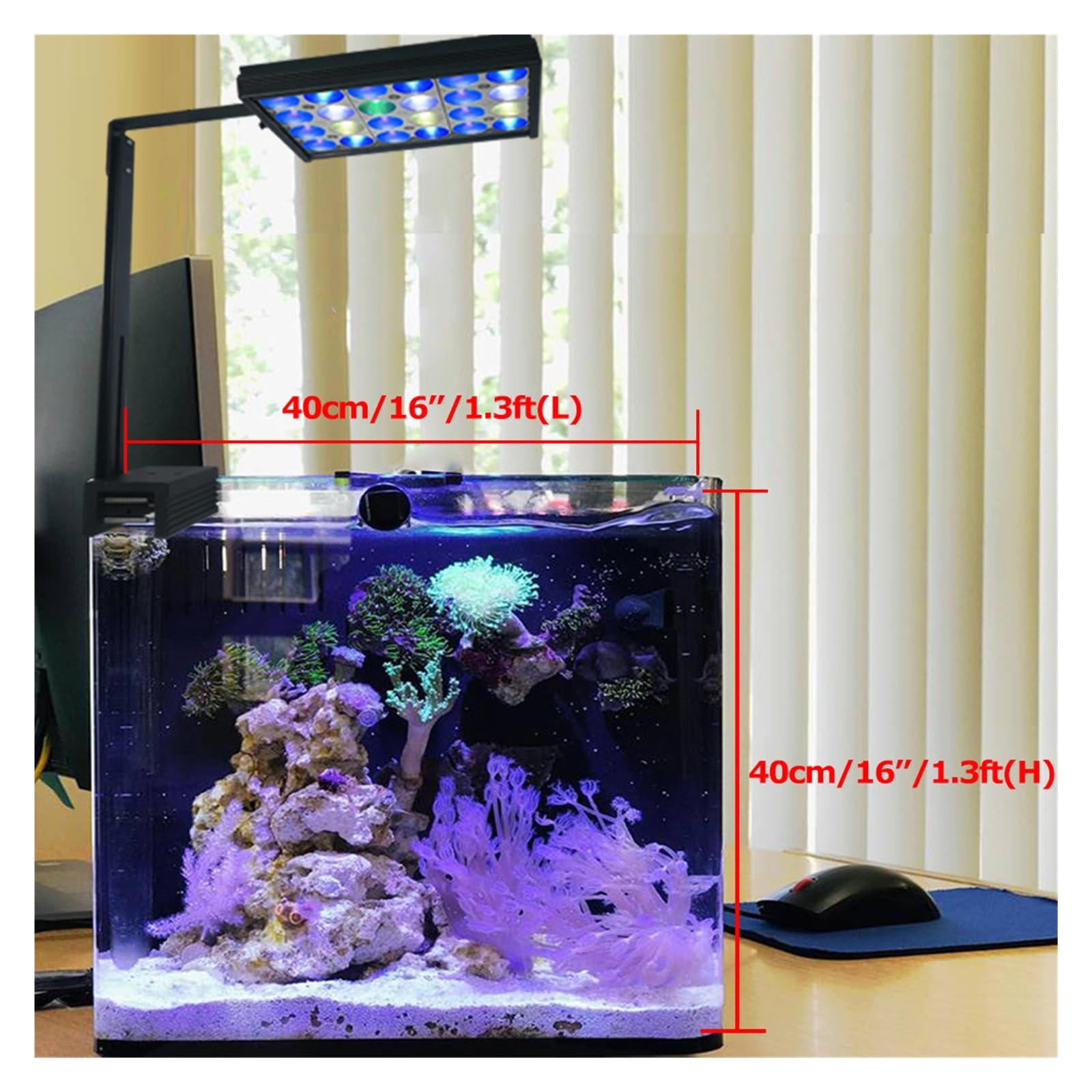 oświetlenie akwarium Lampa akwariowa Led do akwarium Oświetlenie Led Akwarium Rafa Koralowa Marine Akwarium Światła Led Tank Remote Control do akwarium roślinnego