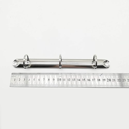 Miniatura 3 de 5 piezas A5 - Mecanismo de carpeta de anillos de tamaño jurídico tamaño jurídico, 3 anillos tóricos, capacidad de 0.787 pulgadas, kit de repuesto de