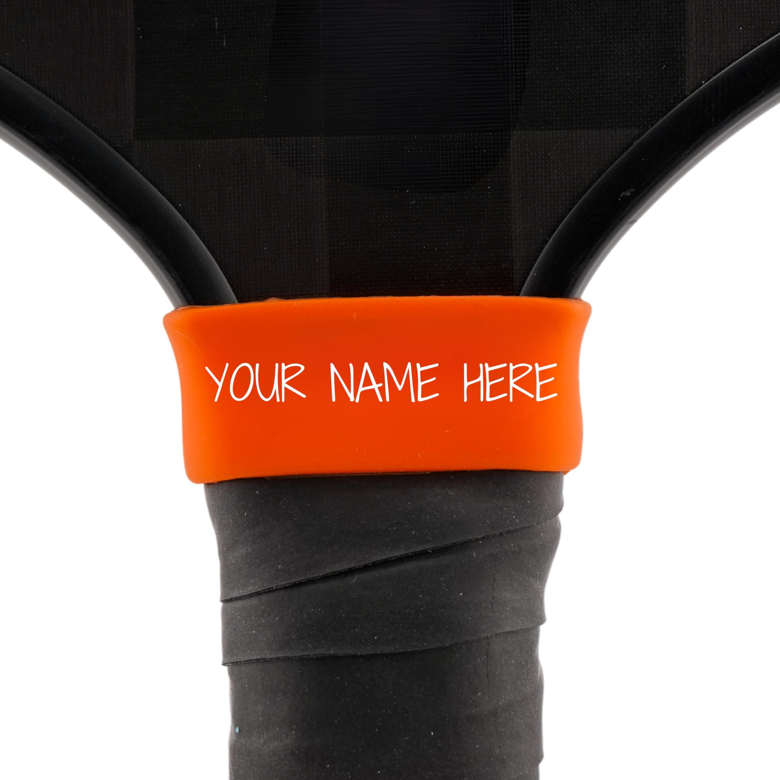 Custom Pickleball Paddle Name Band Tag – Personalized Grip Accessory for Players | Paddle Gifts for Pickleball, Tennis, Racquetball | Ships Fast from