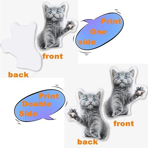 Miniatura 4 de Almohada personalizada con forma de mascota con foto como regalo de cumpleaños, Navidad, día de San Valentín para familiares y amigos, regalo