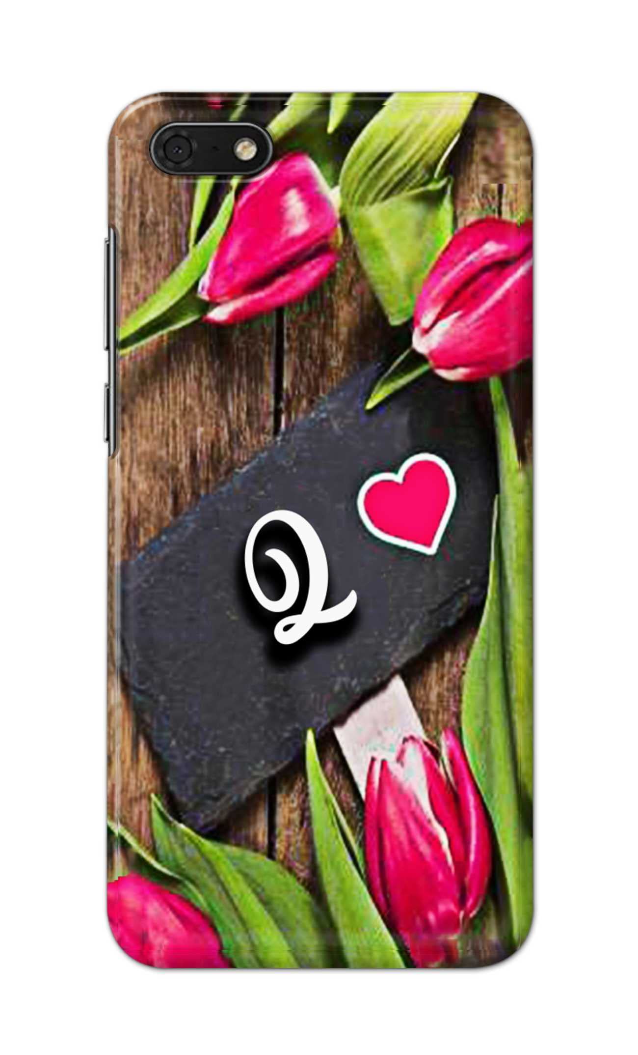 TweakyMod Designer Printed Hard Case | Tulips Q Back Cover Compatible with Honor 7S, Honor Play 7